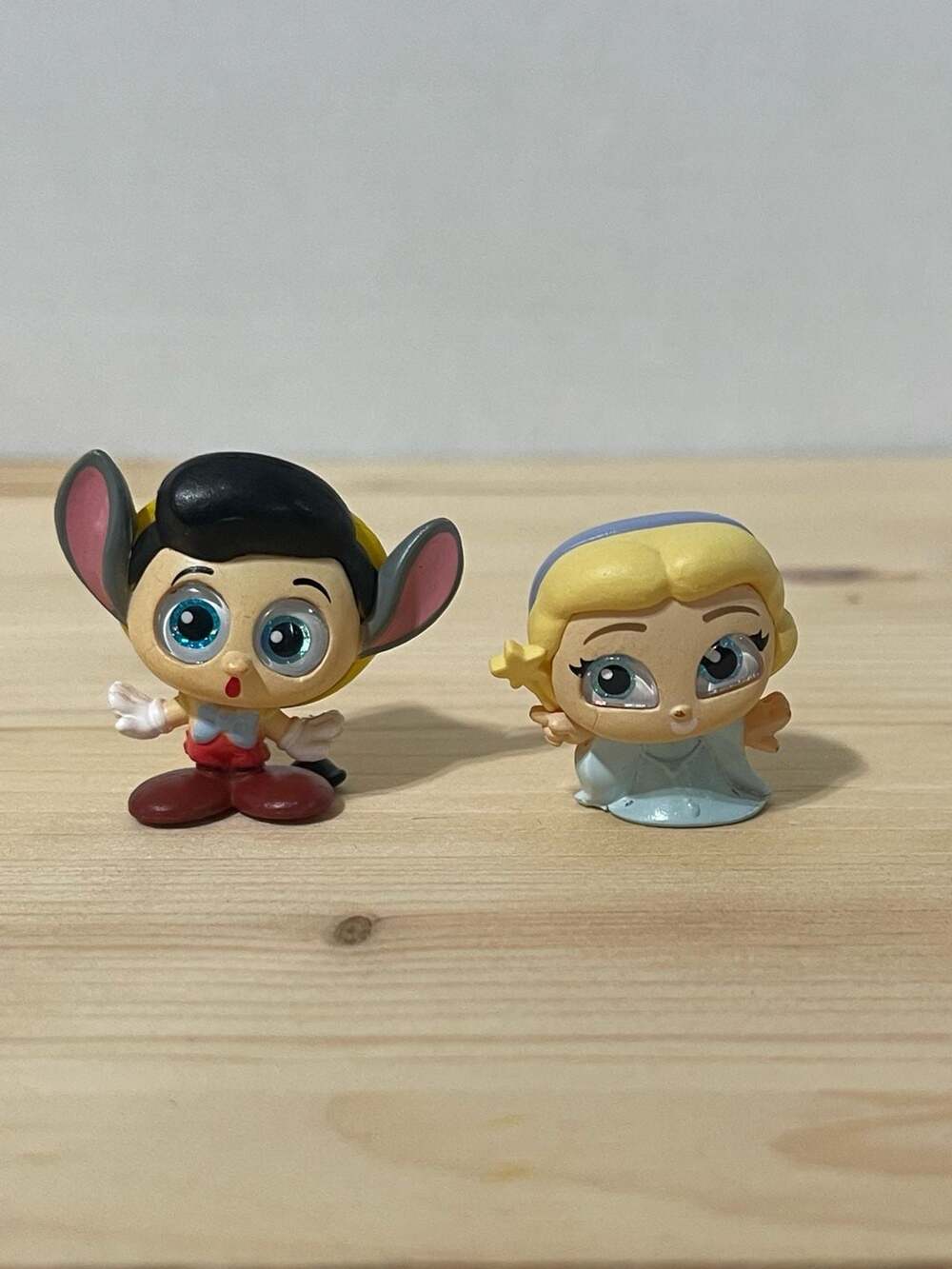 Disney Doorables Series 10 Pinocchio Donkey Ears & Blue Fairy Mini Figures Lot